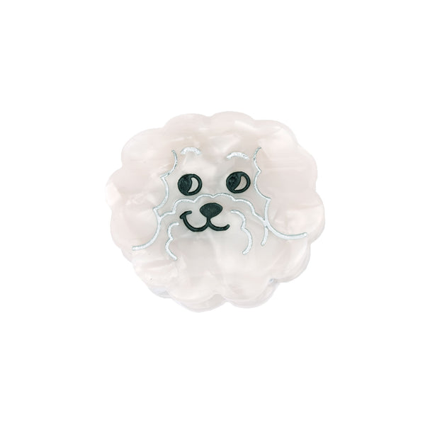 Mini-pince à cheveux Bichon