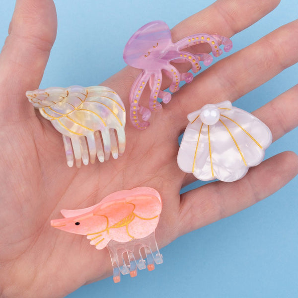 Mini-pince à cheveux Coquillage