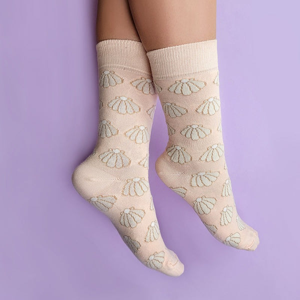 Chaussettes Coquille St Jacques