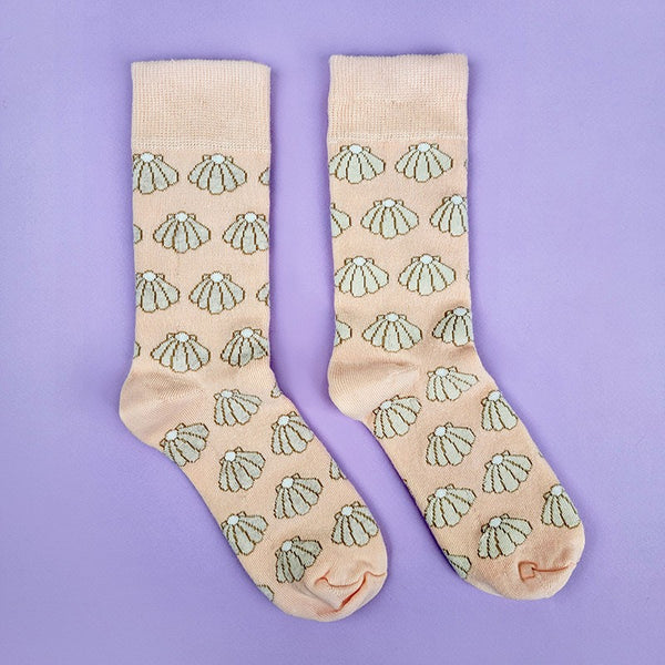 Chaussettes Coquille St Jacques