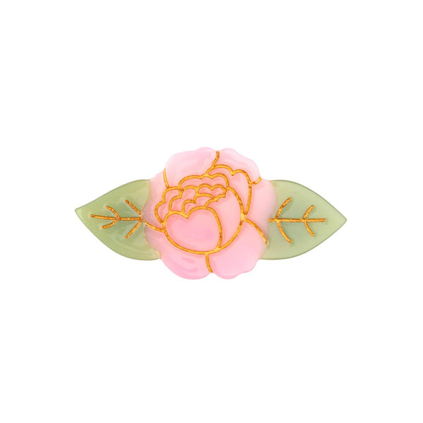 Barrette Pivoine
