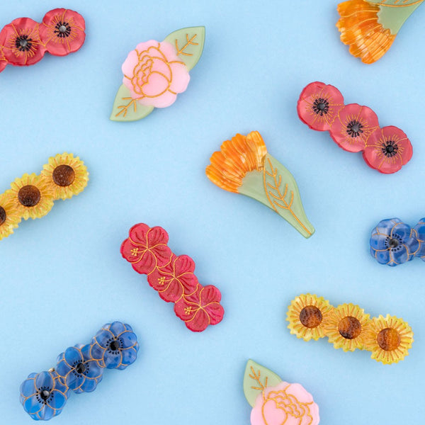 Barrette Coquelicot
