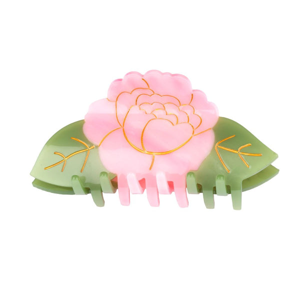 Pince à cheveux Pivoine