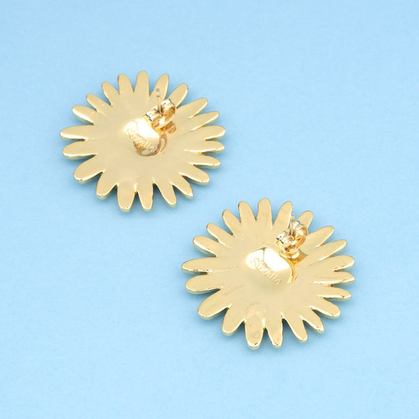 Boucles d'oreilles Tournesol