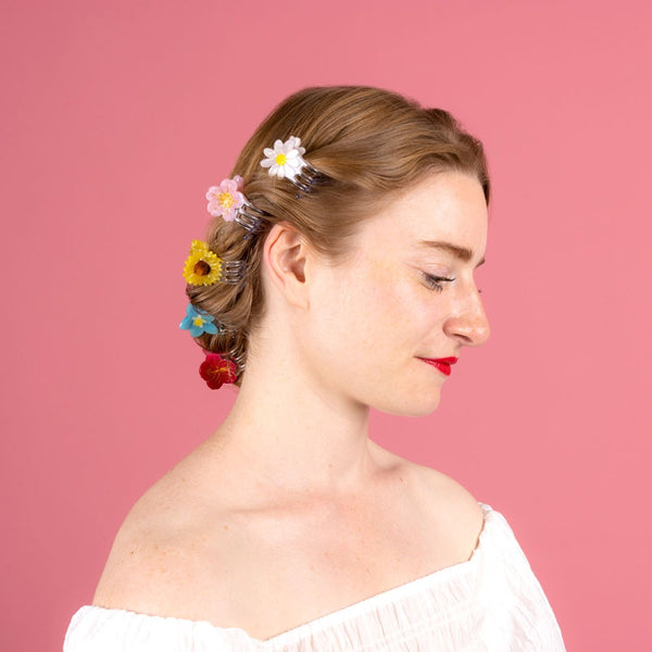 Mini-pince à cheveux Pâquerette