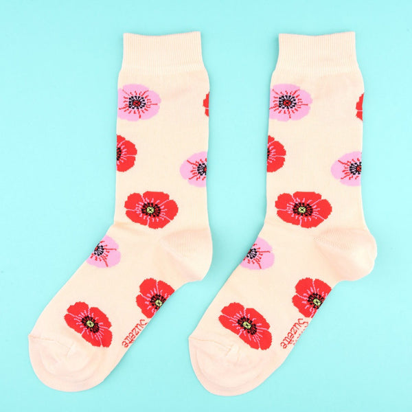 Chaussettes Coquelicot