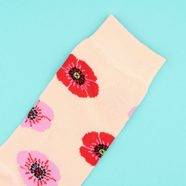 Chaussettes Coquelicot