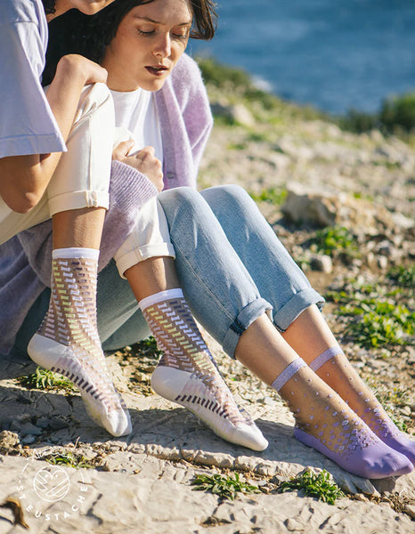 Chaussettes Azulejos Pastel