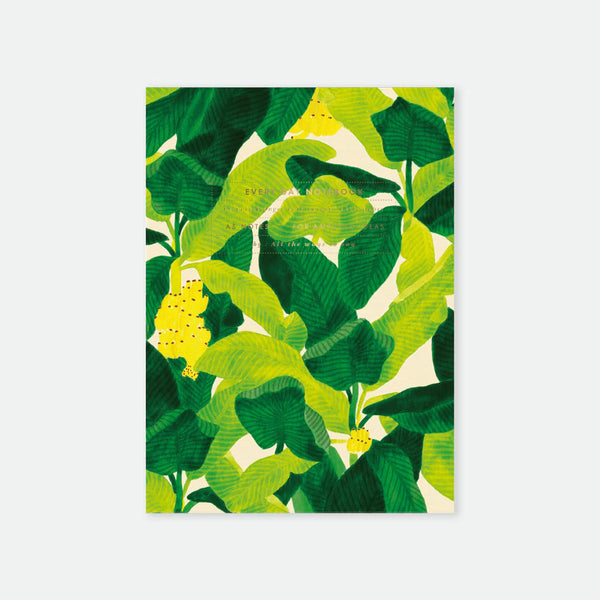 Cahier Banana Leaves