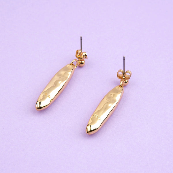 Boucles d'oreilles Baguette