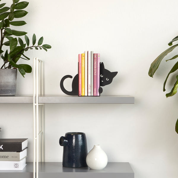 Serre-livres Double Chat