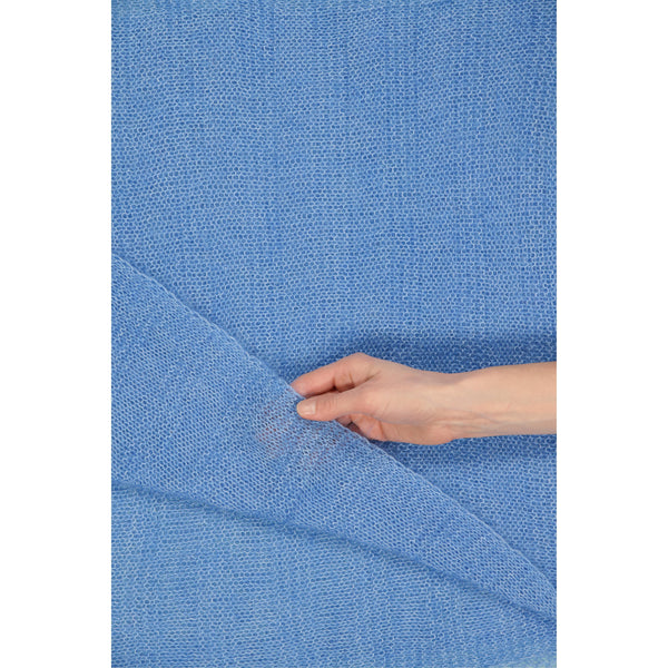 Echarpe tricot BRUME - Ciel