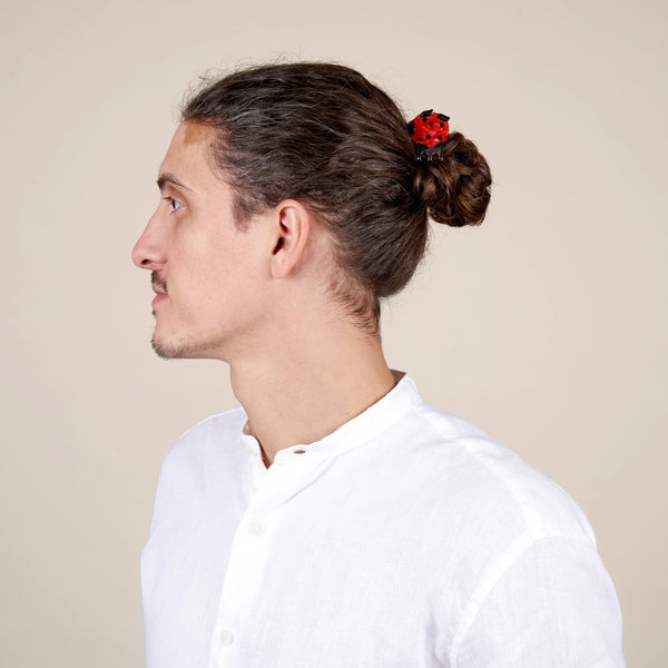 Mini-pince à cheveux Coccinelle