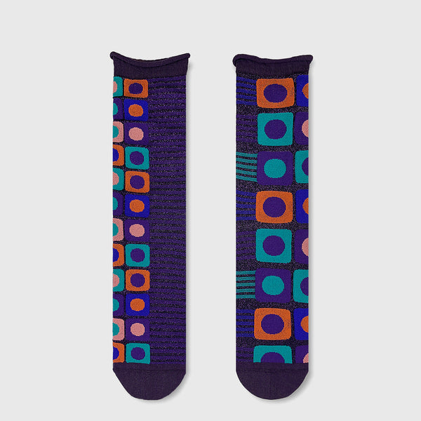 Chaussettes Lamé Gleam Violet