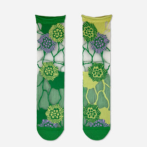 Chaussettes Tulle Green Waterlily