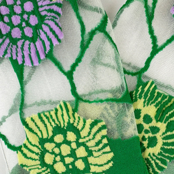 Chaussettes Tulle Green Waterlily