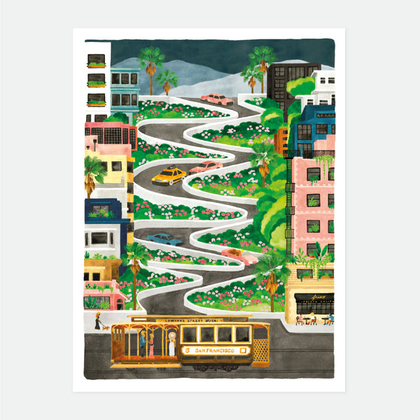 Affiche Lombard Street