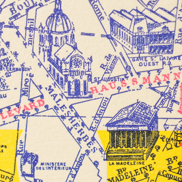 Affiche Plan de Paris