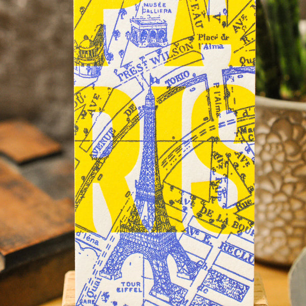Marque-page Plan de Paris