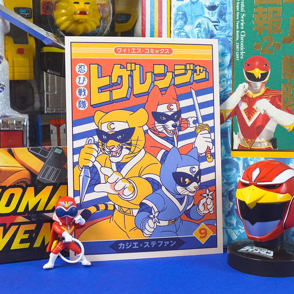 Affiche Shinobi Sentai Higeranger - Vol.9