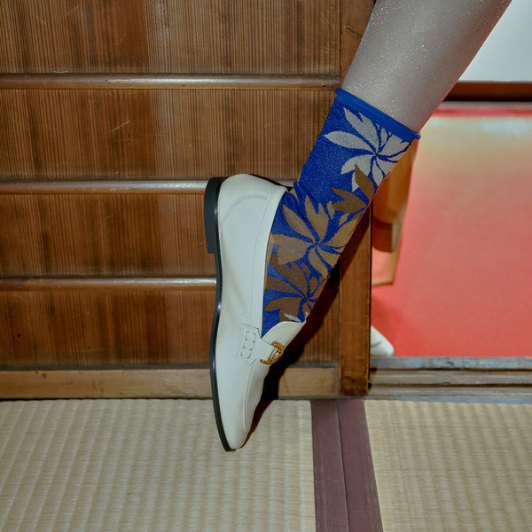 Chaussettes Lamé Sparkling Blue