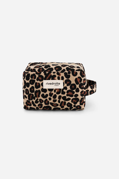 Trousse Tournelles Léopard Beige