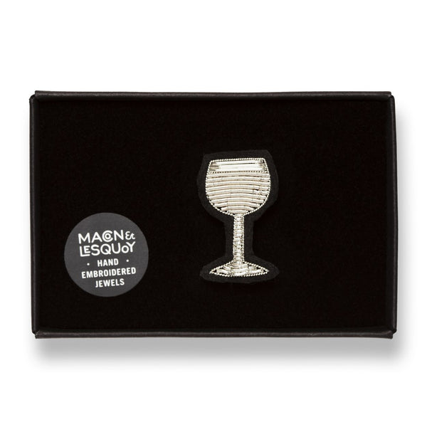 Broche Verre de Vin