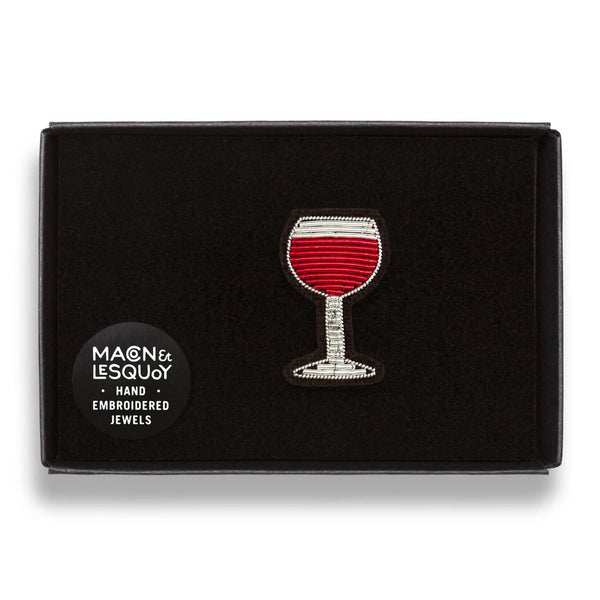Broche Verre de Vin