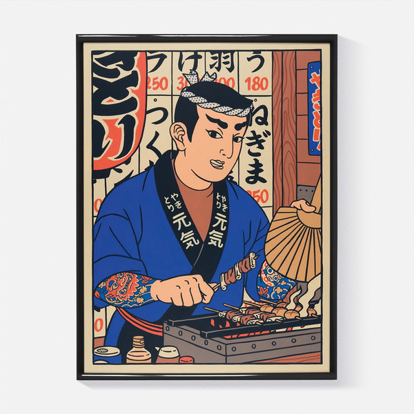 Affiche Yakitori Chef