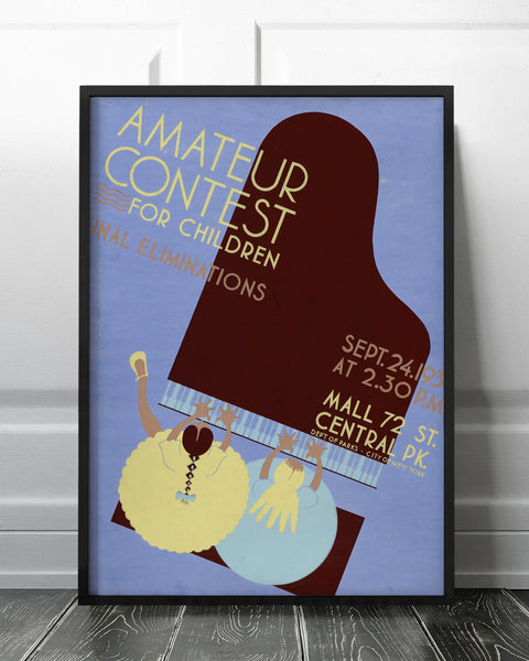 Affiche Amateur Contest for Children