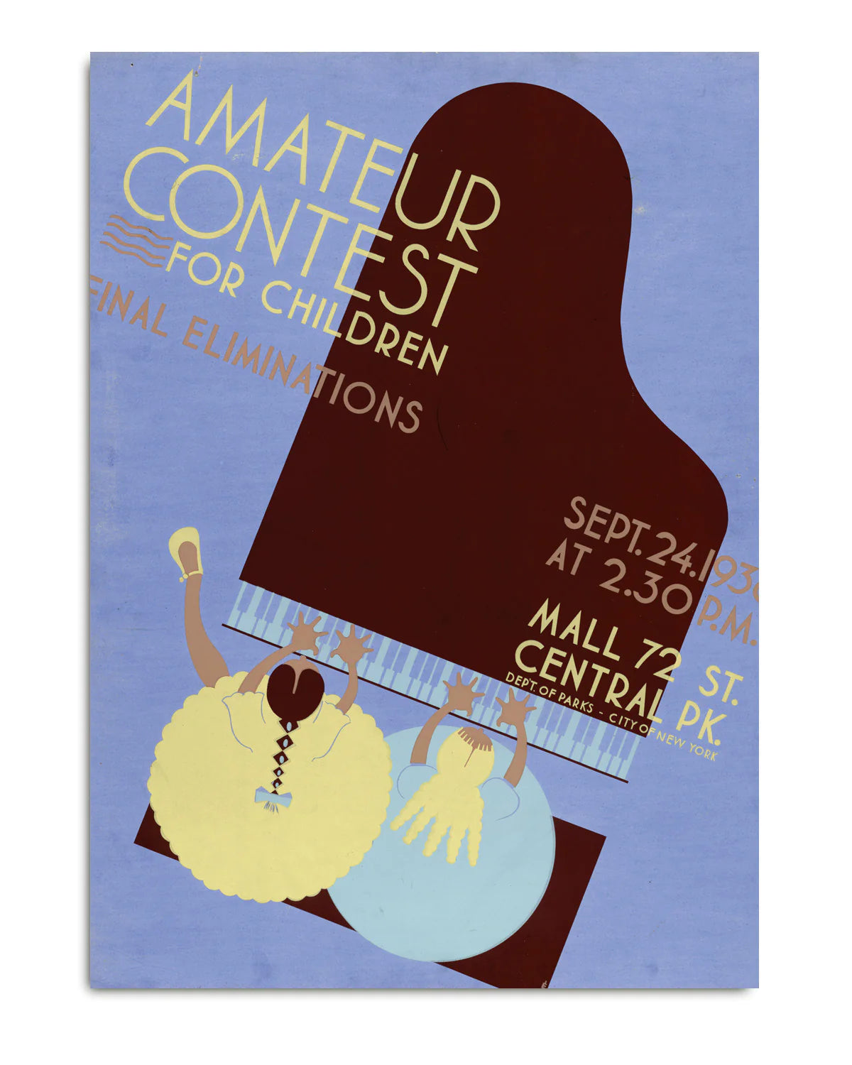 Affiche Amateur Contest for Children