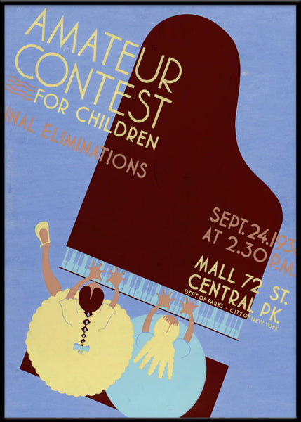 Affiche Amateur Contest for Children