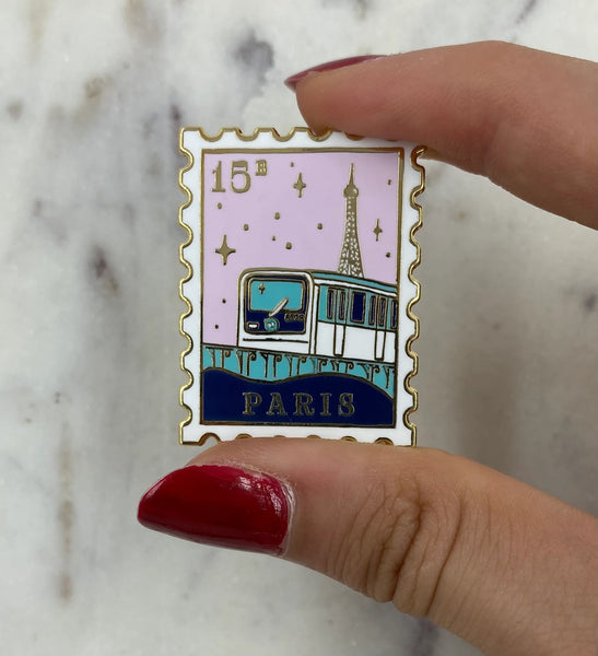 Pin's Timbre Paris 15ème