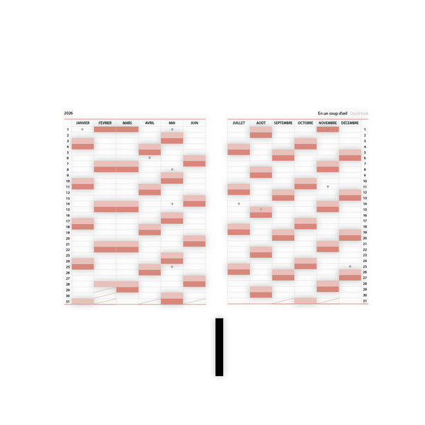 Agenda de Poche 2026 Rhododendron