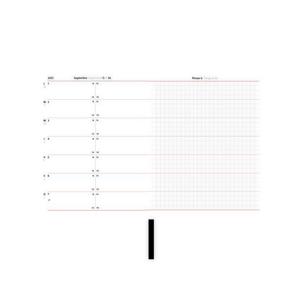 Agenda de Poche 2026 Rhododendron