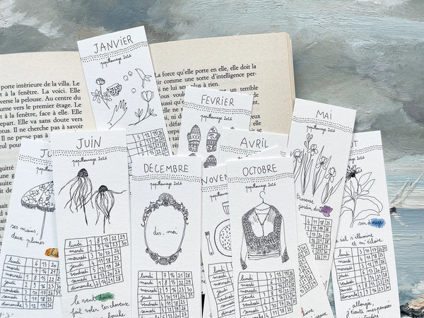 Calendrier Marque-Pages 2026