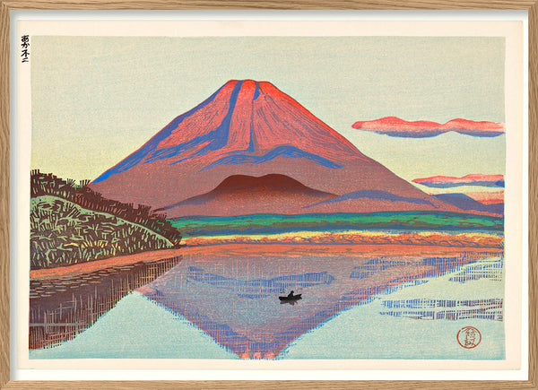 Affiche Red Fuji