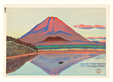 Affiche Red Fuji