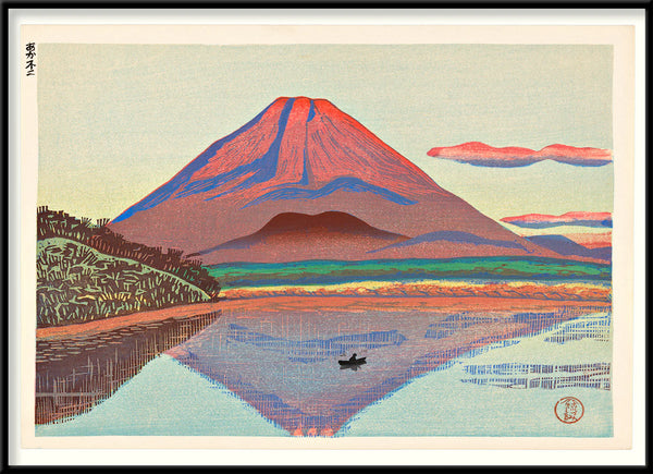 Affiche Red Fuji