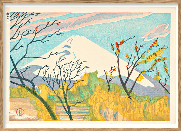 Affiche Fuji in Autumn
