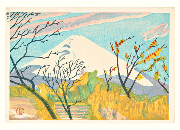 Affiche Fuji in Autumn