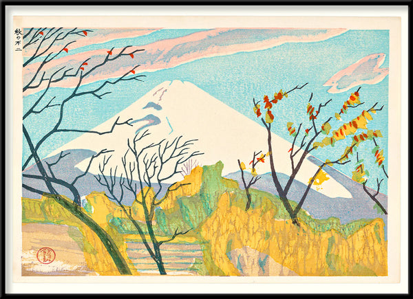 Affiche Fuji in Autumn