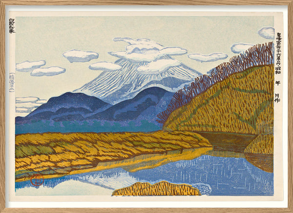 Affiche View of the Sacred Peak of Mount Fuji