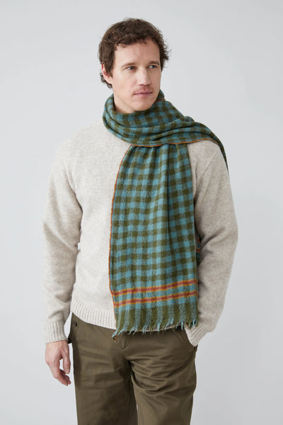 Echarpe Laine et Soie 703 Hunter Green