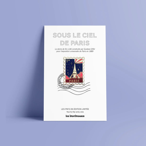 Pin's Timbre Paris 7ème