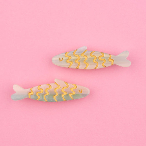 Duo de Barrettes Sardines