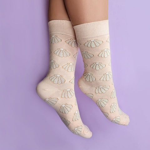 Chaussettes Coquille St Jacques