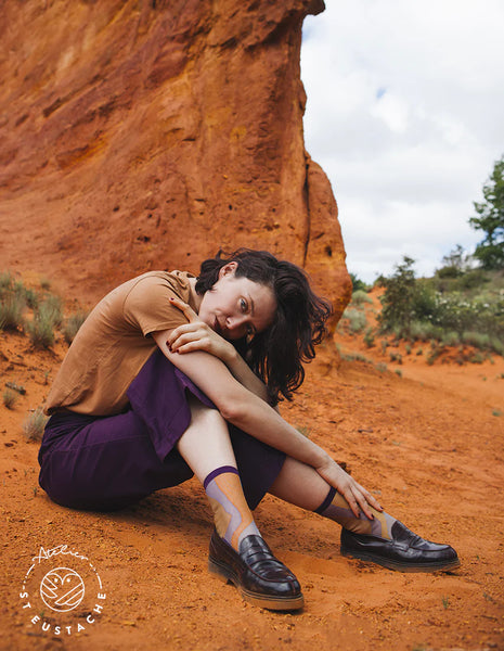 Chaussettes Antelope Canyon Fuchsia