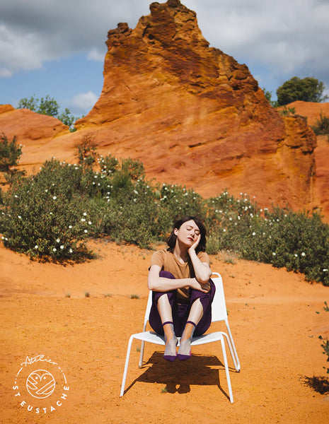 Chaussettes Antelope Canyon Fuchsia