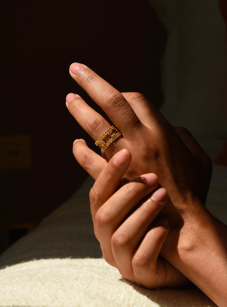 Bague Tapestry Maxi Doré